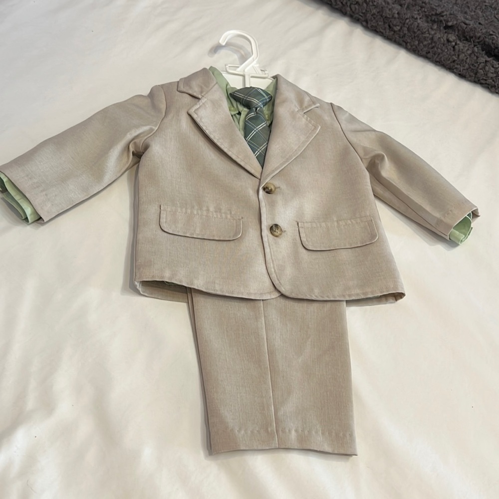 Toddler Beige Suit